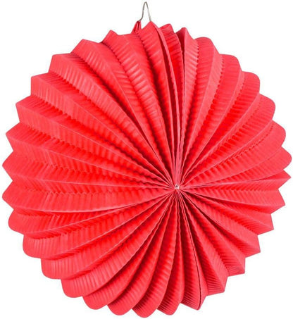 Boland 42036 – Balloon Lantern Plain Pack of 12 Size 22 cm 6 Assorted Colours Paper Lantern Red Yellow Pink Green Orange Blue Lantern Birthday Lantern Train Hanging Decoration