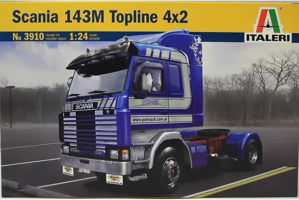 Italeri 3910 - 1:24 Scania Topline 4x2, 143 m, Vehicles
