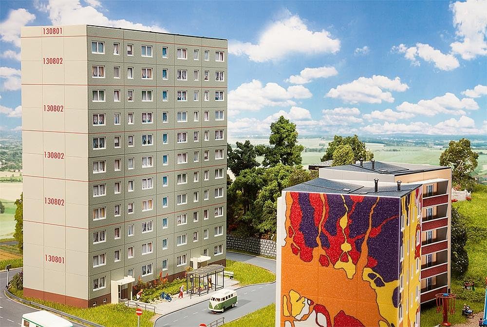 Faller 130801 Prefab High-Rise P2 Basic HO Scale Building Kit