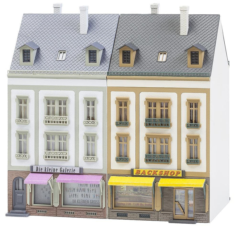 Faller FA Beethovenstraße 130702 - 2 Road Houses, Accessories for Model Railway, Model Building, 27.5 x 5.4 x 39 cm