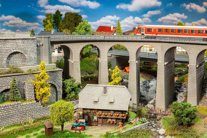 Faller FA120466 Viaduct Set 2 Track Curved Model Kit Various