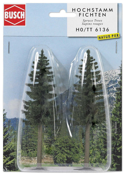 Busch - Árbol para modelismo ferroviario Escala 1:87 (13x2x2 cm