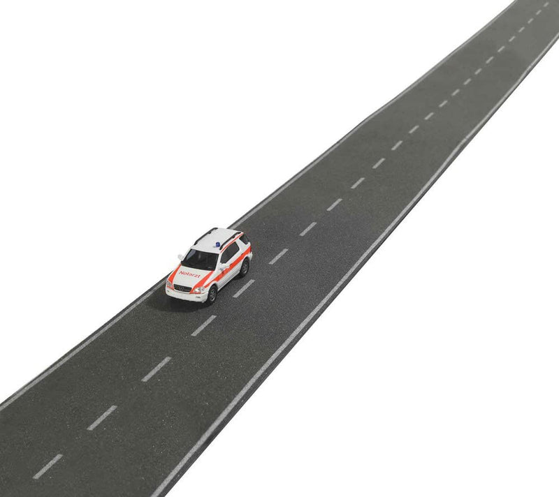 Busch - Straße Mit Automodell (Bu9708