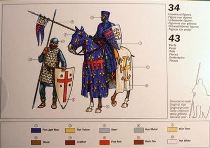 Italeri 11th Century Crusaders - 1/72 Plastic Model Soldier Kit