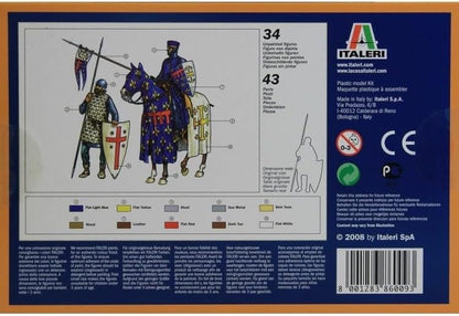 Italeri 11th Century Crusaders - 1/72 Plastic Model Soldier Kit