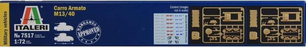 Italeri 7517S 2 x Carro Armato M13/40-2 Tanques en Miniatura (Escala 1:72