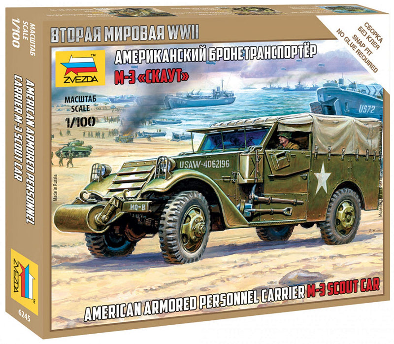 Zvezda - M-3 Scout Car (12/19) * (Zve6245