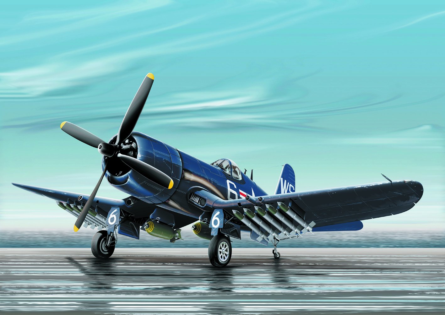 Italeri 0062S Corsair F-4U/4B - Maqueta de avión (Escala 1:72