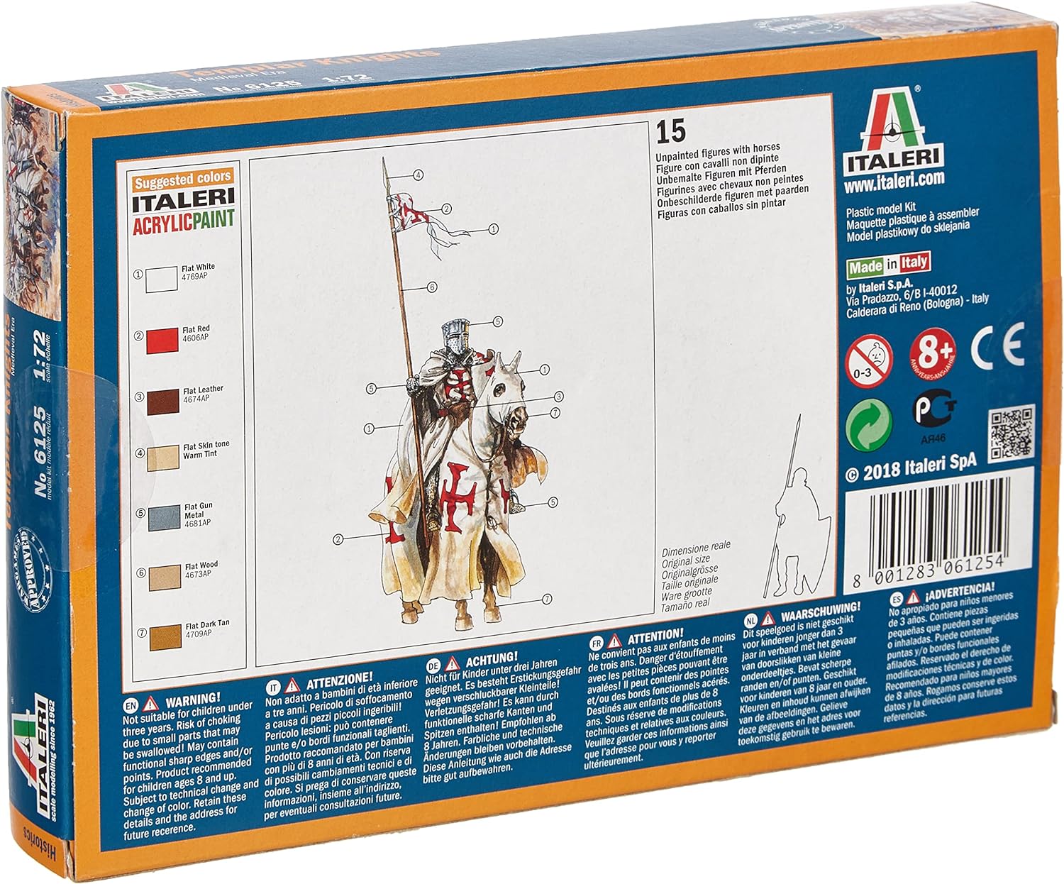 Italeri 1:72 - Templar Knights (medieval Era)