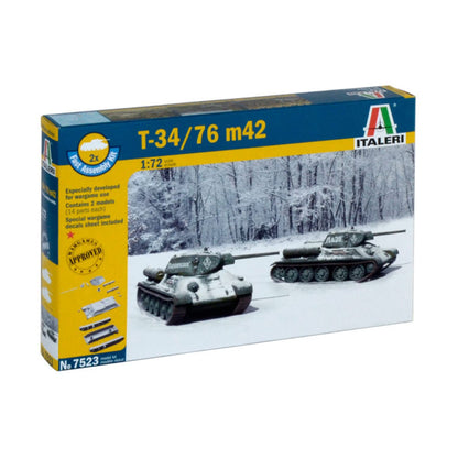 Italeri 1: 72 7523 T 34/76 M42 Vehicle