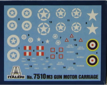 Italeri M3 75mm Half Track (Fast Assembly) Model Kit