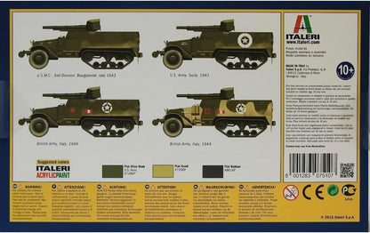 Italeri M3 75mm Half Track (Fast Assembly) Model Kit