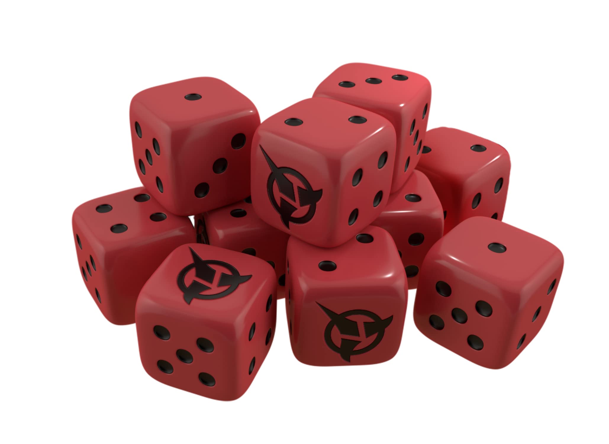 Gale force Nine LLC GFNST007 Nein Klingon Expansion (10 Dice): Star Trek Ascendancy, Multicoloured