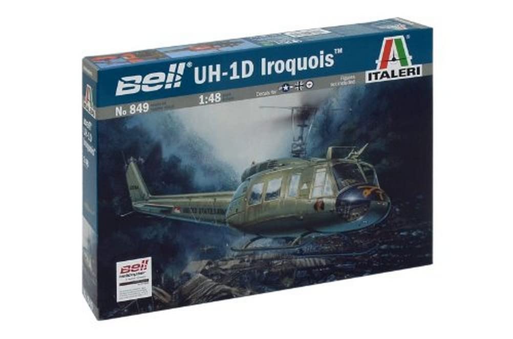 Italeri- Bell UH-1D Iroquois Model Kit Militär (I849