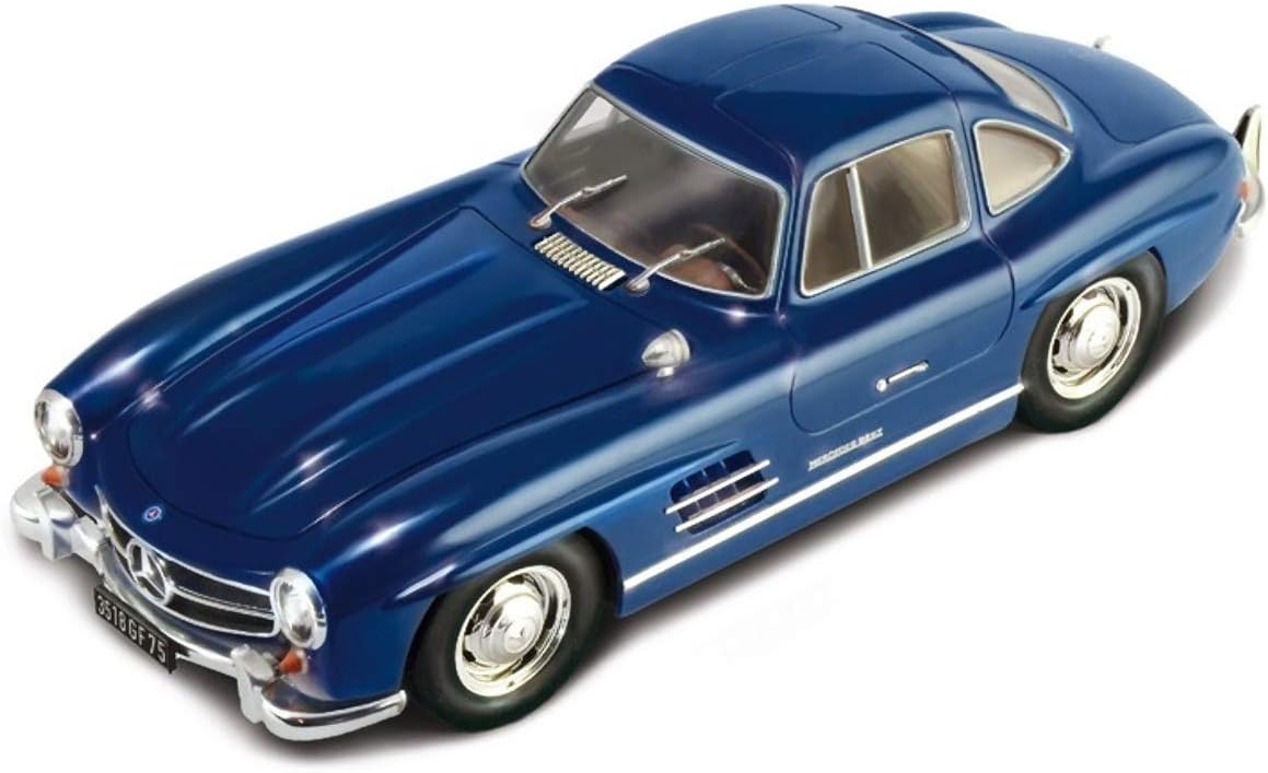 Italeri 3645S-Maqueta de Mercedes Benz 300 SL Gull Wing, Escala 1:24, maqueta, modelismo, Manualidades, Hobby, Pegado, plástico, Color Plateado, Mittel (3645S