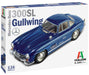 Italeri 3645S-Maqueta de Mercedes Benz 300 SL Gull Wing, Escala 1:24, maqueta, modelismo, Manualidades, Hobby, Pegado, plástico, Color Plateado, Mittel (3645S