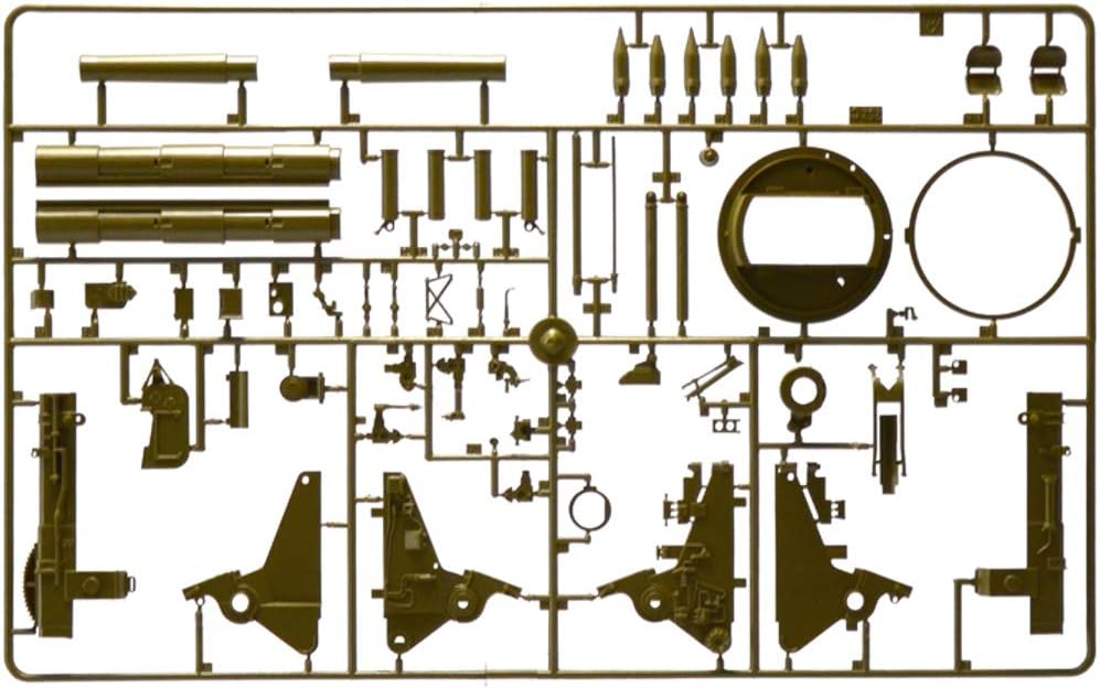 Italeri 6574S Replica Faithful Model Making Crafts Hobby Gluing Plastic Kit Assembly 1:35 M110 Self Propelled Howitzer