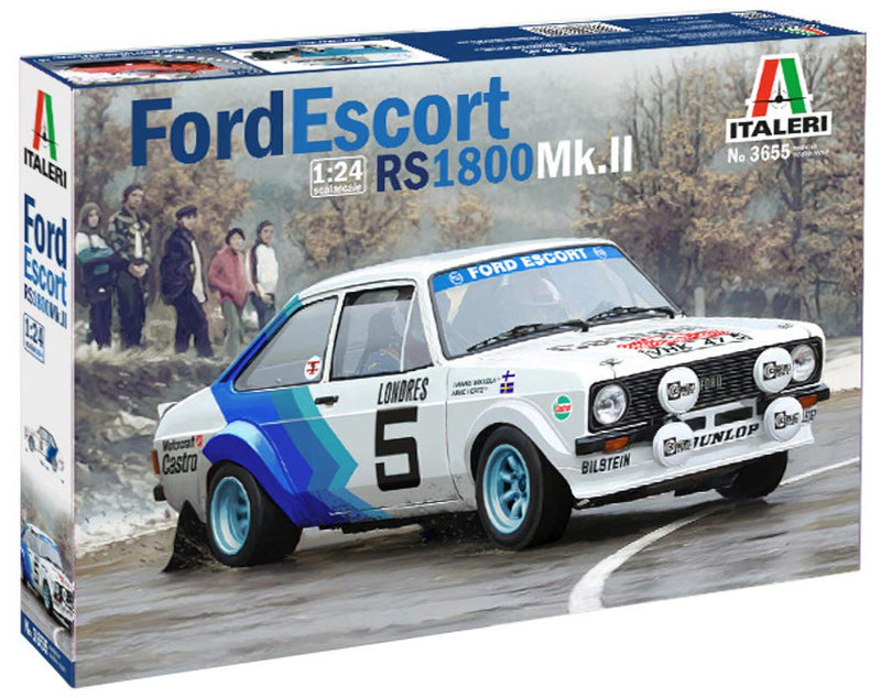 Italeri 3655 Ford 1:24 Escort Mk.II, White, Mittel