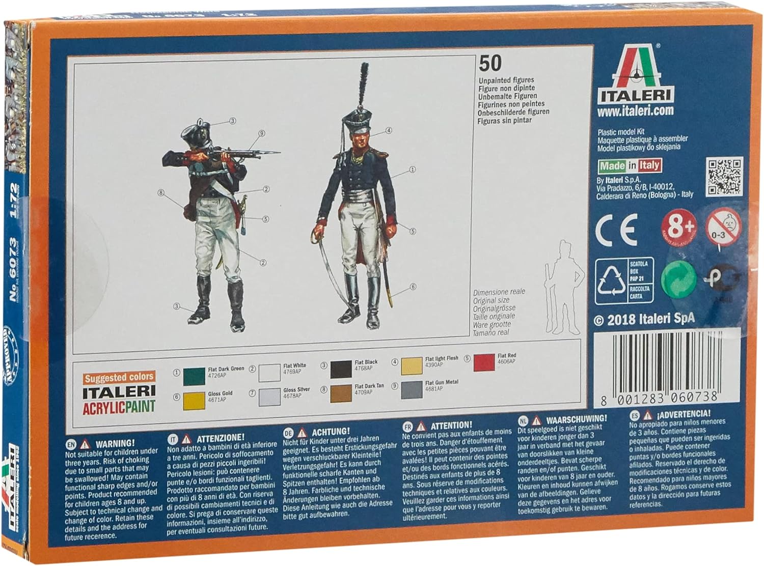 Italeri ITA6073 Model kit, Multi-Coloured