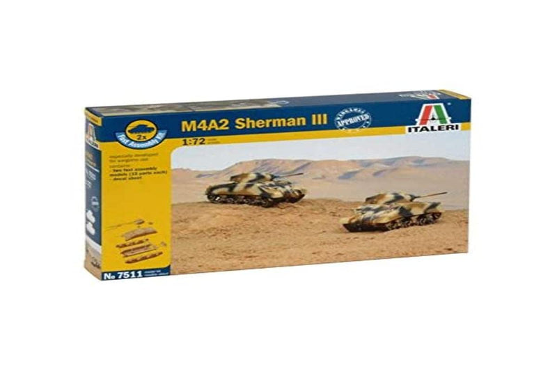Italeri 510007511 – Tank – 1:72 M4A2 Sherman III