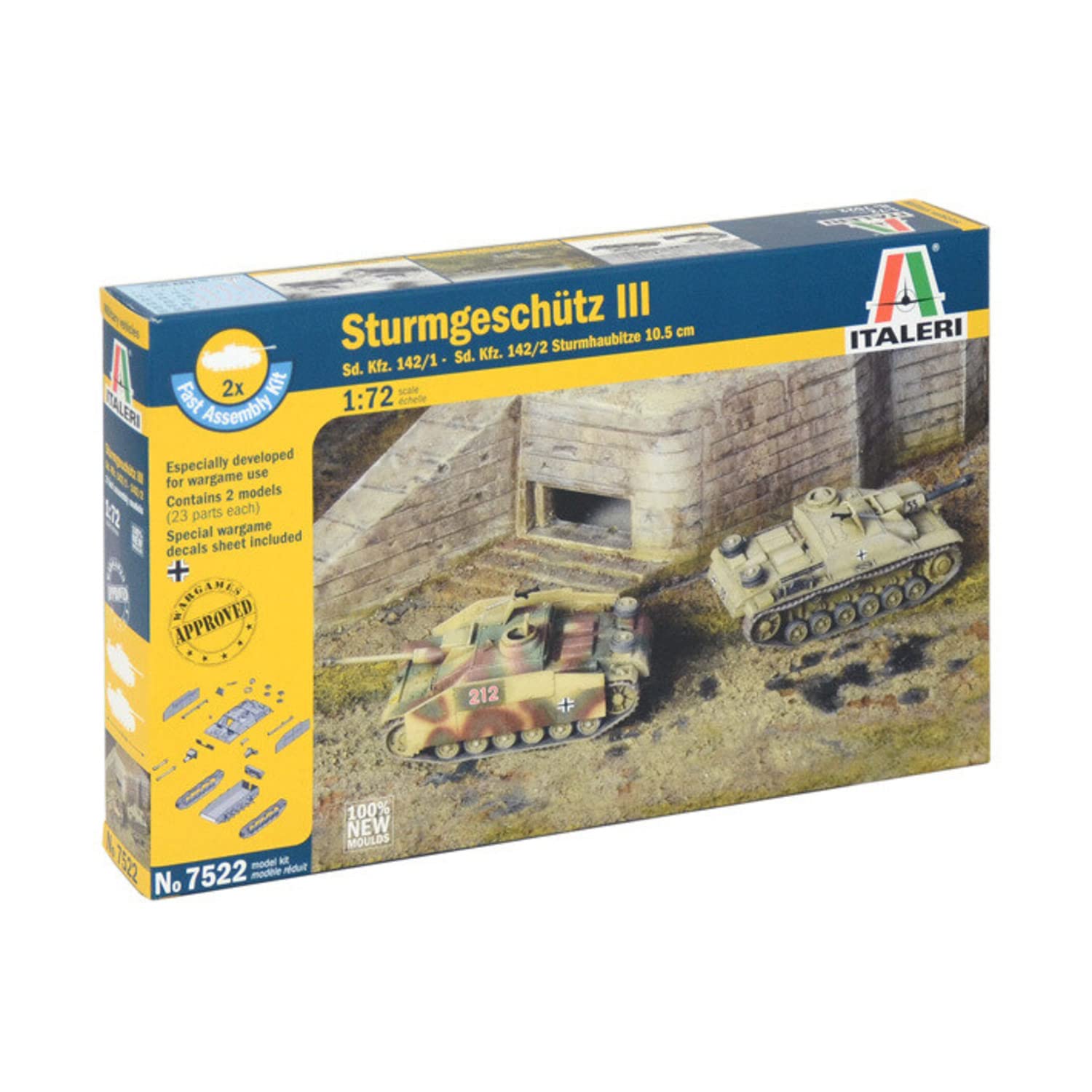 Italeri 7522 – 1: 72 Sd. Kfz 142/1 Storm GESCH. III