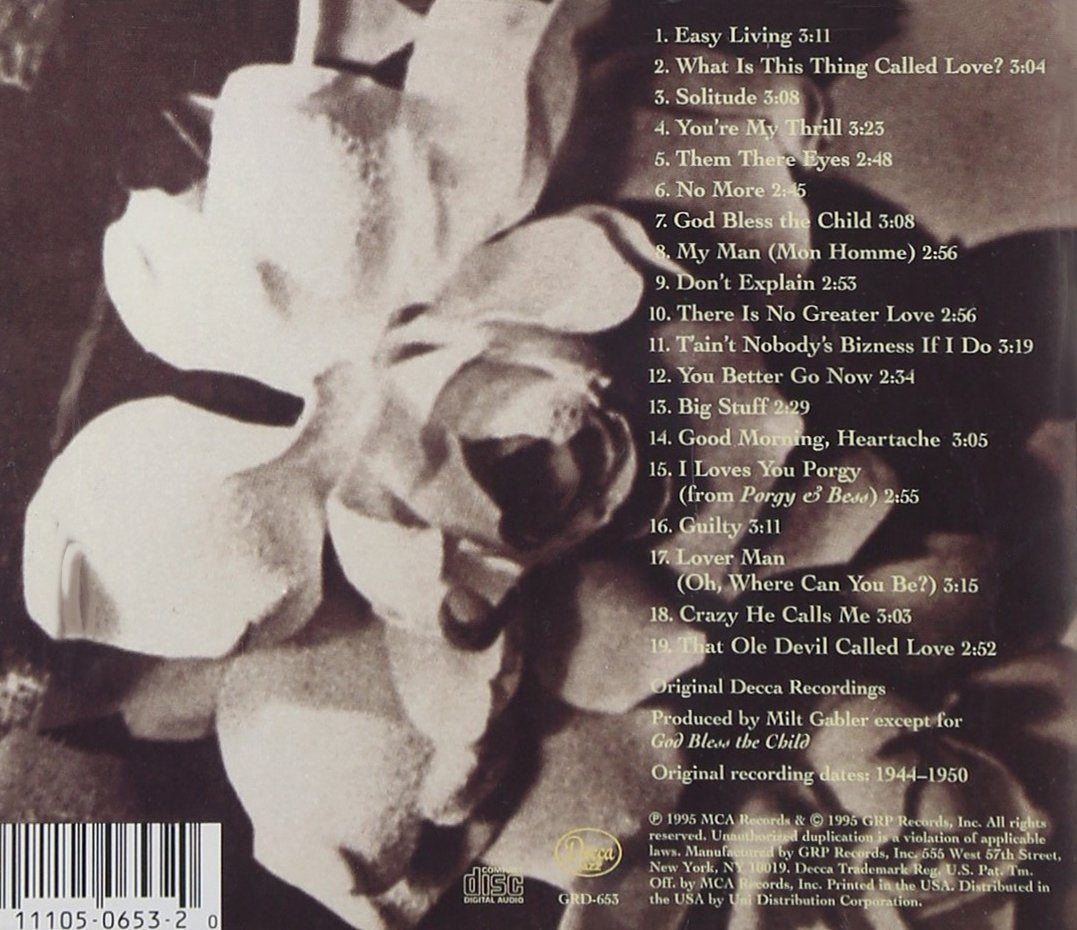 Billie Holiday's Greatest Hits Decca