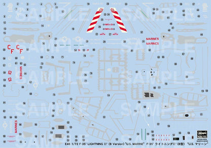 Hasegawa HAE46 F-35 Lightning II B Version US Marine Model Kit, 1:72 Scale