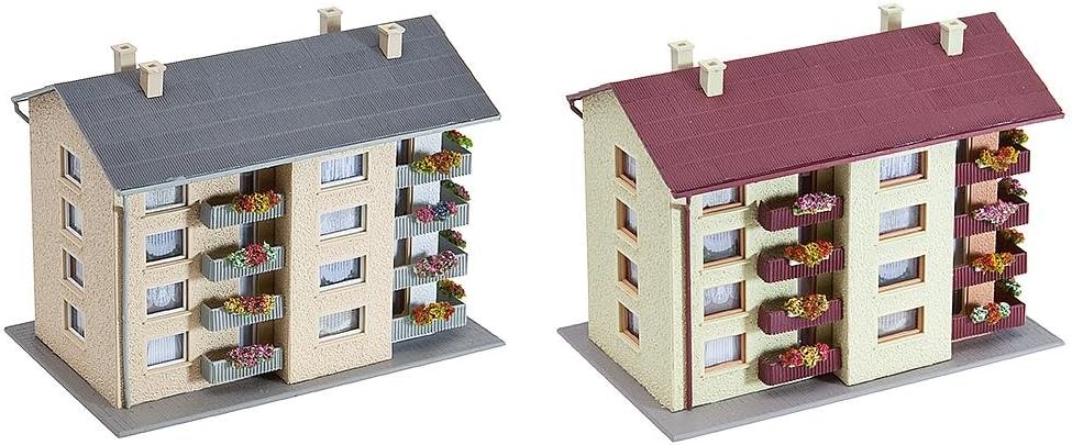 FALLER FA 232304-2 woonblokken, 111 x 69 x 83 millimeter