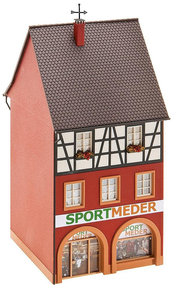 Faller - Edificio de Negocios y oficinas de modelismo ferroviario H0 (17.5x8x7.5 cm) (F130498