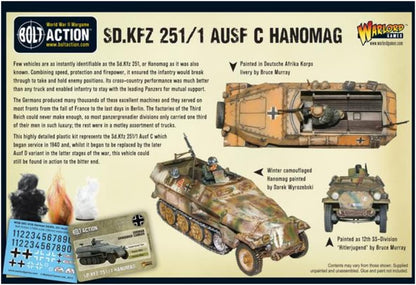 Bolt Action SD.KFZ 251/1 AUSF C Hanomag