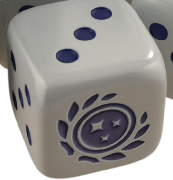 Gale force Nine LLC GFNST006 Federation Expansion (9 Dice): Star Trek Ascendancy, Multicoloured