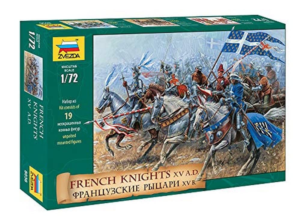 Zvezda 500788036 - 1:72 French Knights and Cavalry