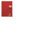 Europa Sidebound Notebook, A5, Red, Pack 5
