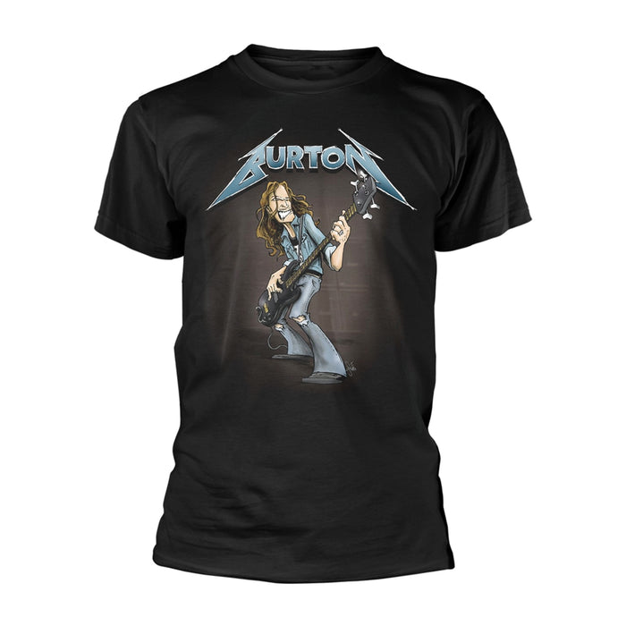 METALLICA - CLIFF BURTON SQUINDO STACK BLACK T-Shirt Medium
