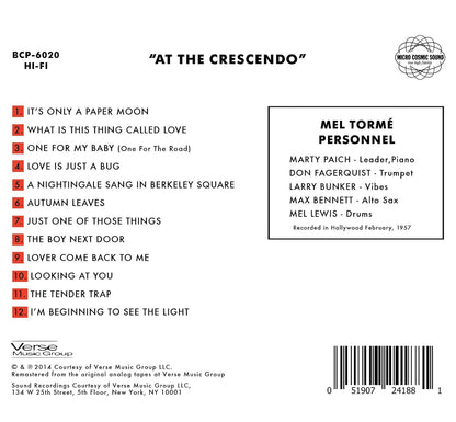 Mel Tormé-At The Crescendo