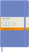 Moleskine - Classic Notebook, Ruled Notebook, Hard Cover and Elastic Closure, Size Large 13 x 21 cm, Colour Hydrangea Blue, 240 Pages