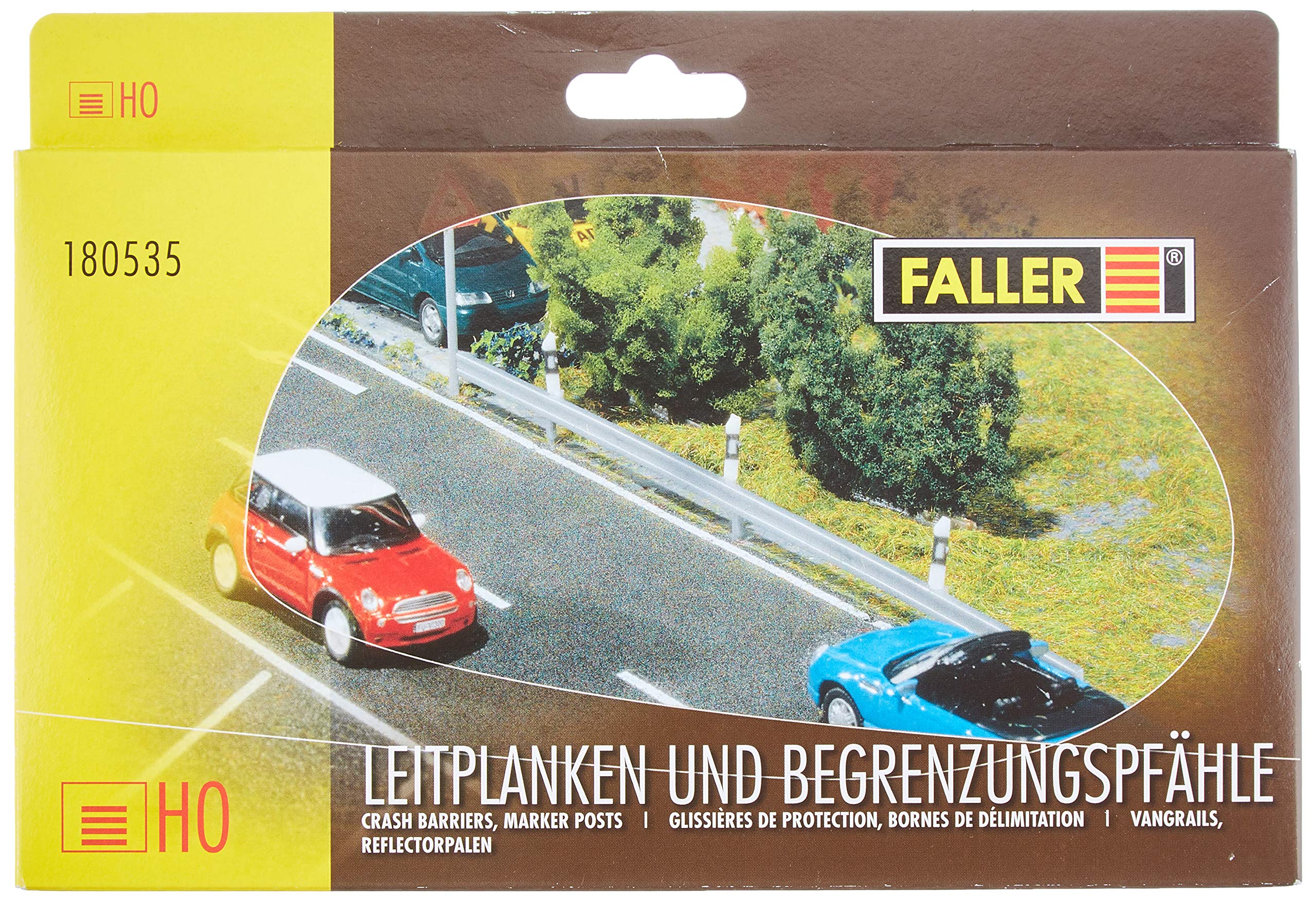 FALLER 180535 - Leitplanken, Begrenzungspfähle, Medium