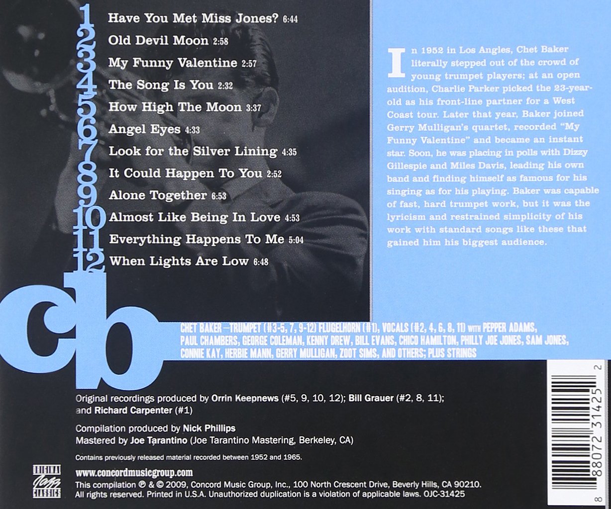 Chet Baker-Essential Standards