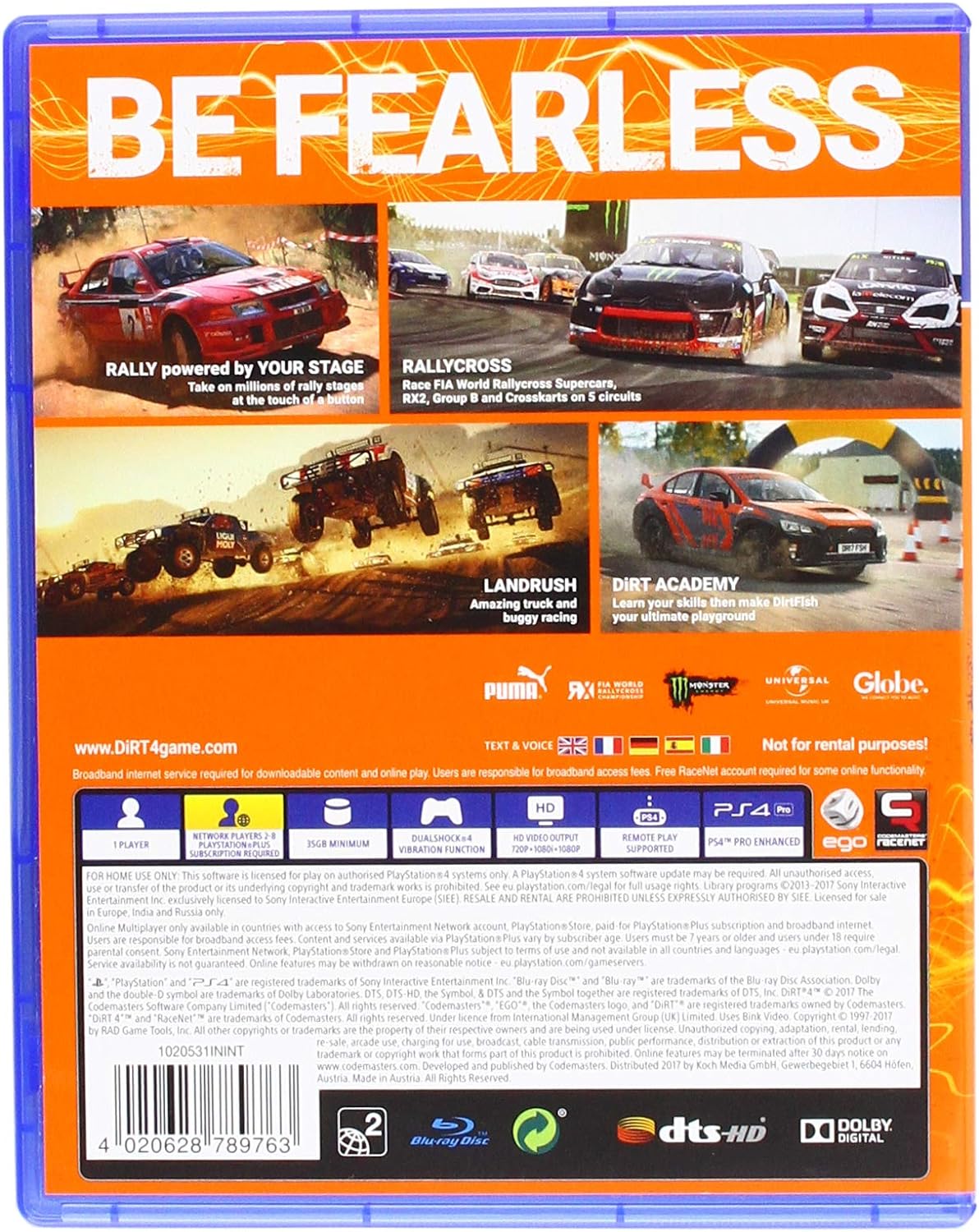 Dirt 4 (PS4)
