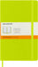Moleskine - Classic Notebook, Ruled Notebook, Soft Cover and Elastic Closure, Size Large 13 x 21 cm, Colour Lemon Green, 192 Pages
