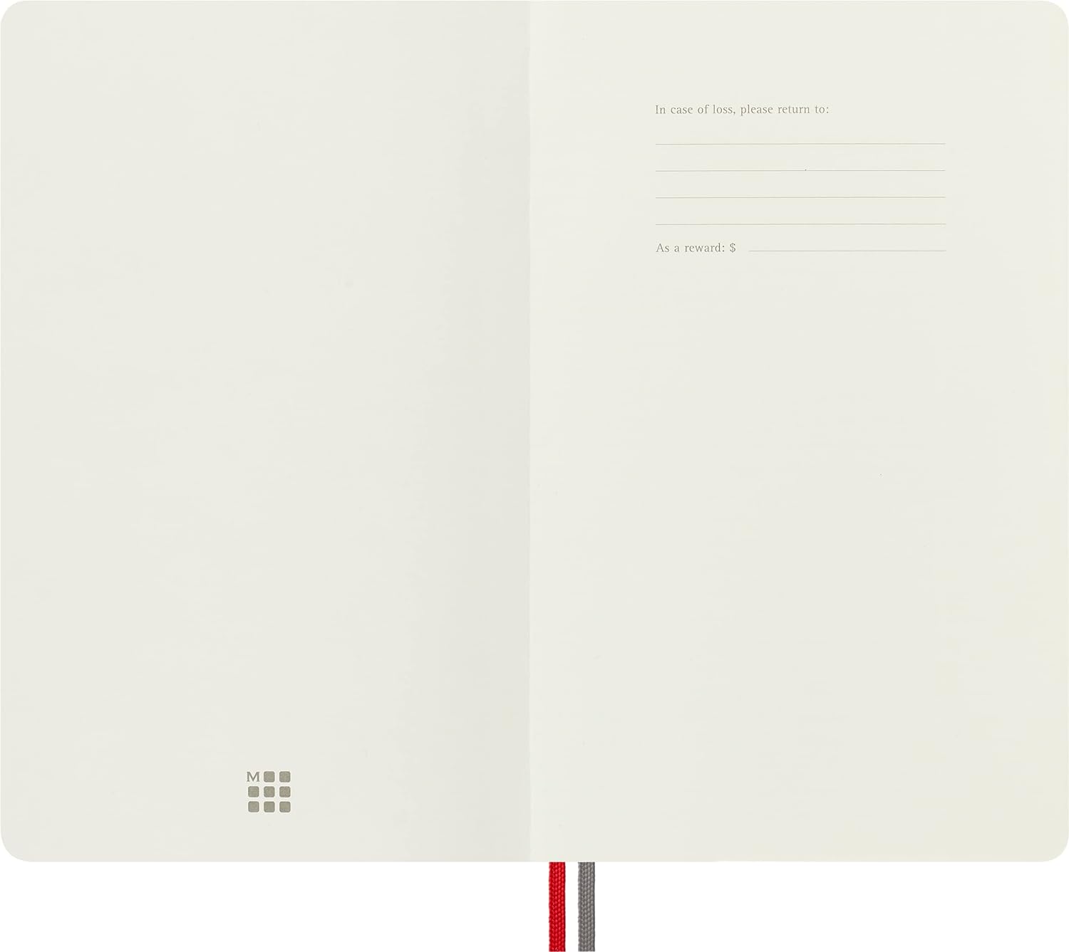 Moleskine - Classic Notebook Expanded, Ruled Notebook, Soft Cover and Elastic Closure, Size Large 13 x 21 cm, Colour Scarlet Red, 400 Pages
