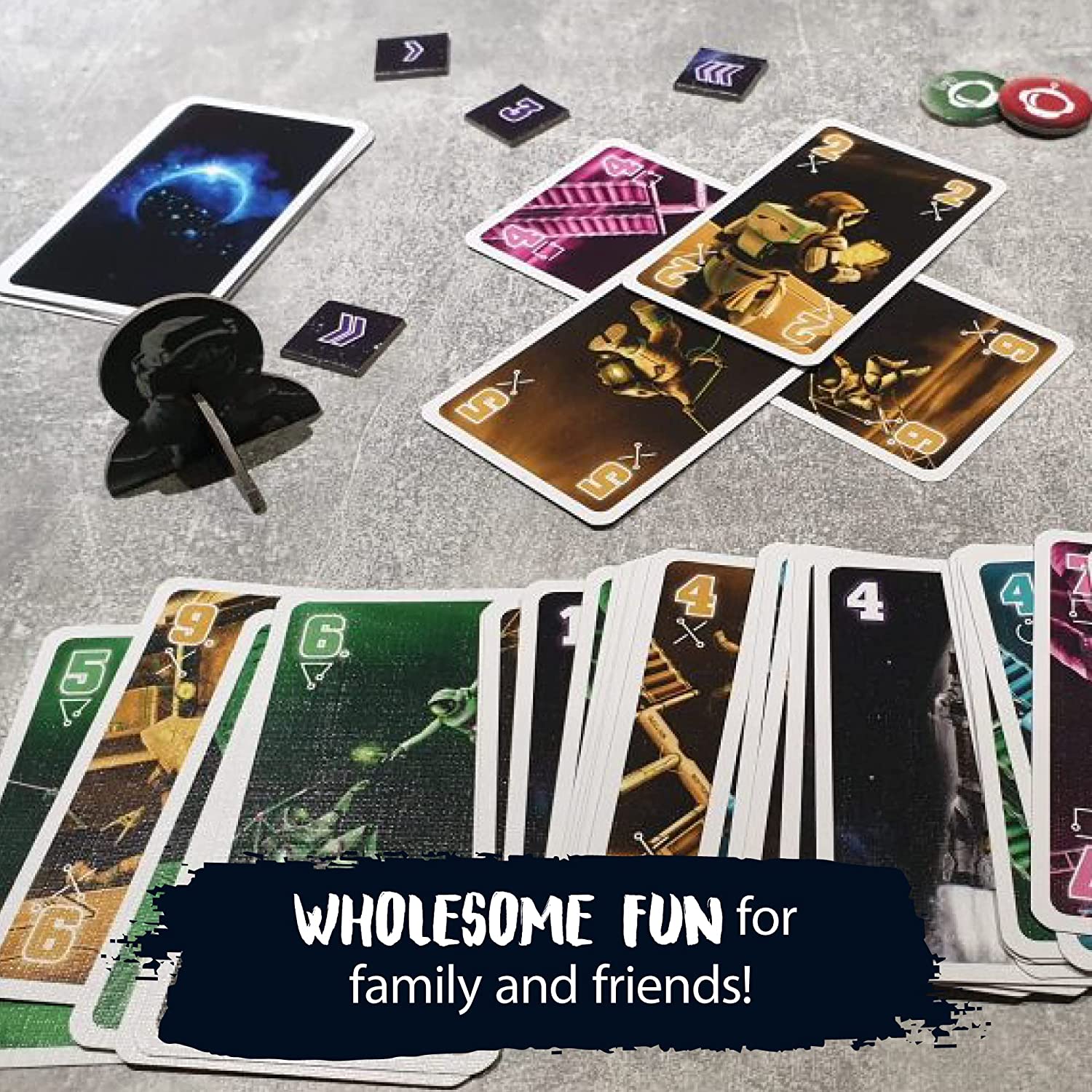 The Crew - Quest for Planet Nine | Card Game | Kennerspiel des Jahres Winner | Cooperative Space Adventure | 3-5 Players | Ages 10+ | Trick-Taking | 50 Levels of Difficulty | Endless Replay