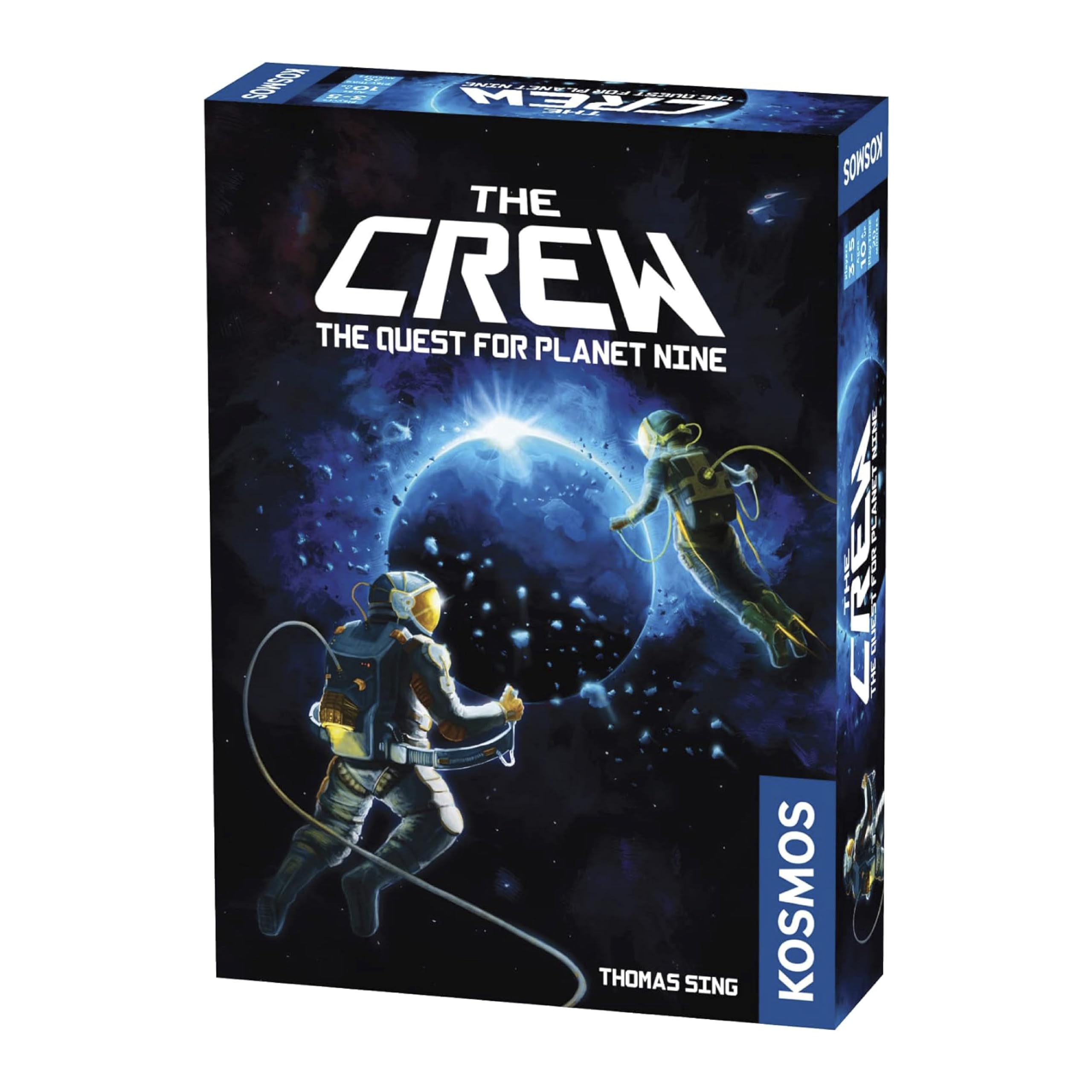The Crew - Quest for Planet Nine | Card Game | Kennerspiel des Jahres Winner | Cooperative Space Adventure | 3-5 Players | Ages 10+ | Trick-Taking | 50 Levels of Difficulty | Endless Replay