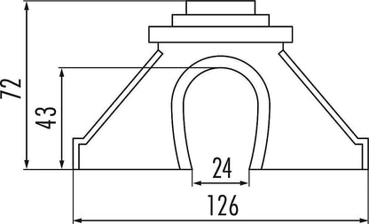 Faller 272575 Tunnel Portal 1-Track 2/ N Scale Scenery and Accessories Tarea Juego de construcción, Color Blanco, Medium (F272575