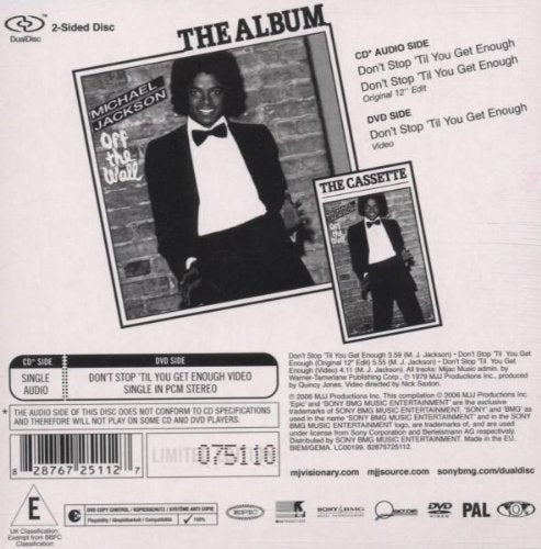 Don't Stop 'Til You Get Enough (Ltd. Edition; Aus der Serie: Michael Jackson - The Video Singles
