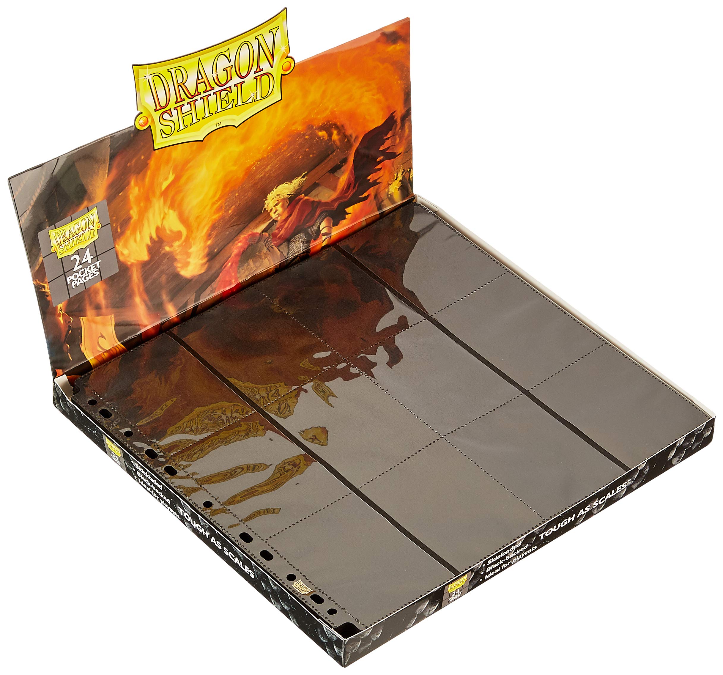Arcane Tinmen 10304 - Dragon Shield: 24-Pocket Pages (50) - Sideloaded Clear