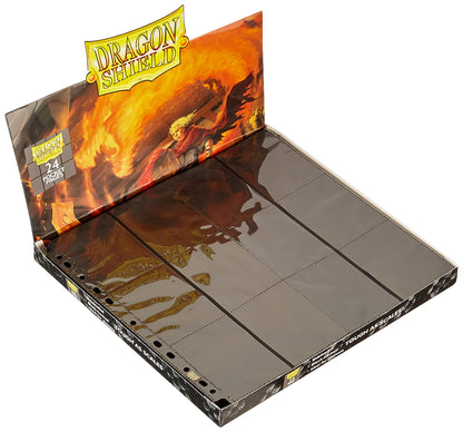 Arcane Tinmen 10304 - Dragon Shield: 24-Pocket Pages (50) - Sideloaded Clear