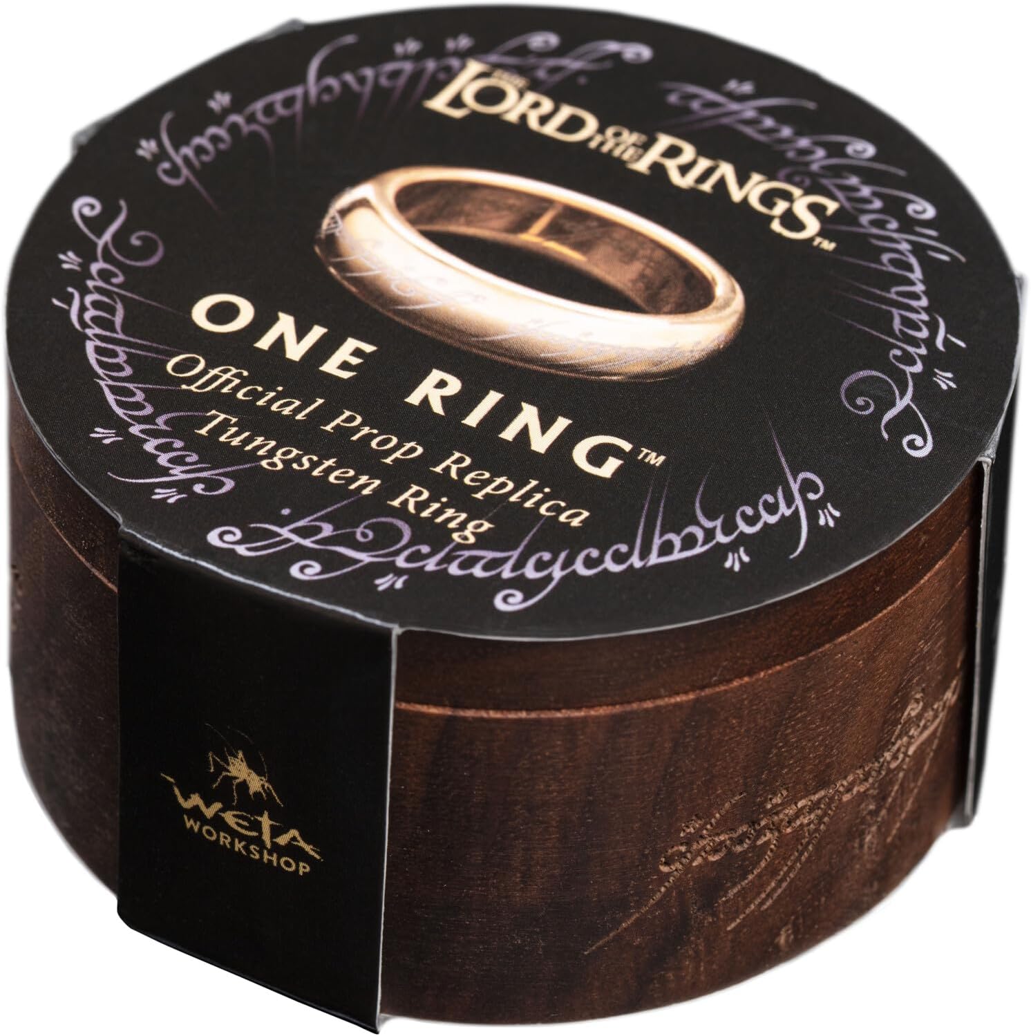 WETA Collectibles Lord of the Rings Tungsten Ring The One Ring (gold plated) Size 10