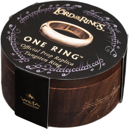 WETA Collectibles Lord of the Rings Tungsten Ring The One Ring (gold plated) Size 10