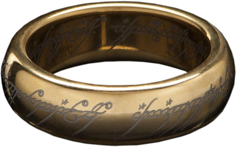 WETA Collectibles Lord of the Rings Tungsten Ring The One Ring (gold plated) Size 10